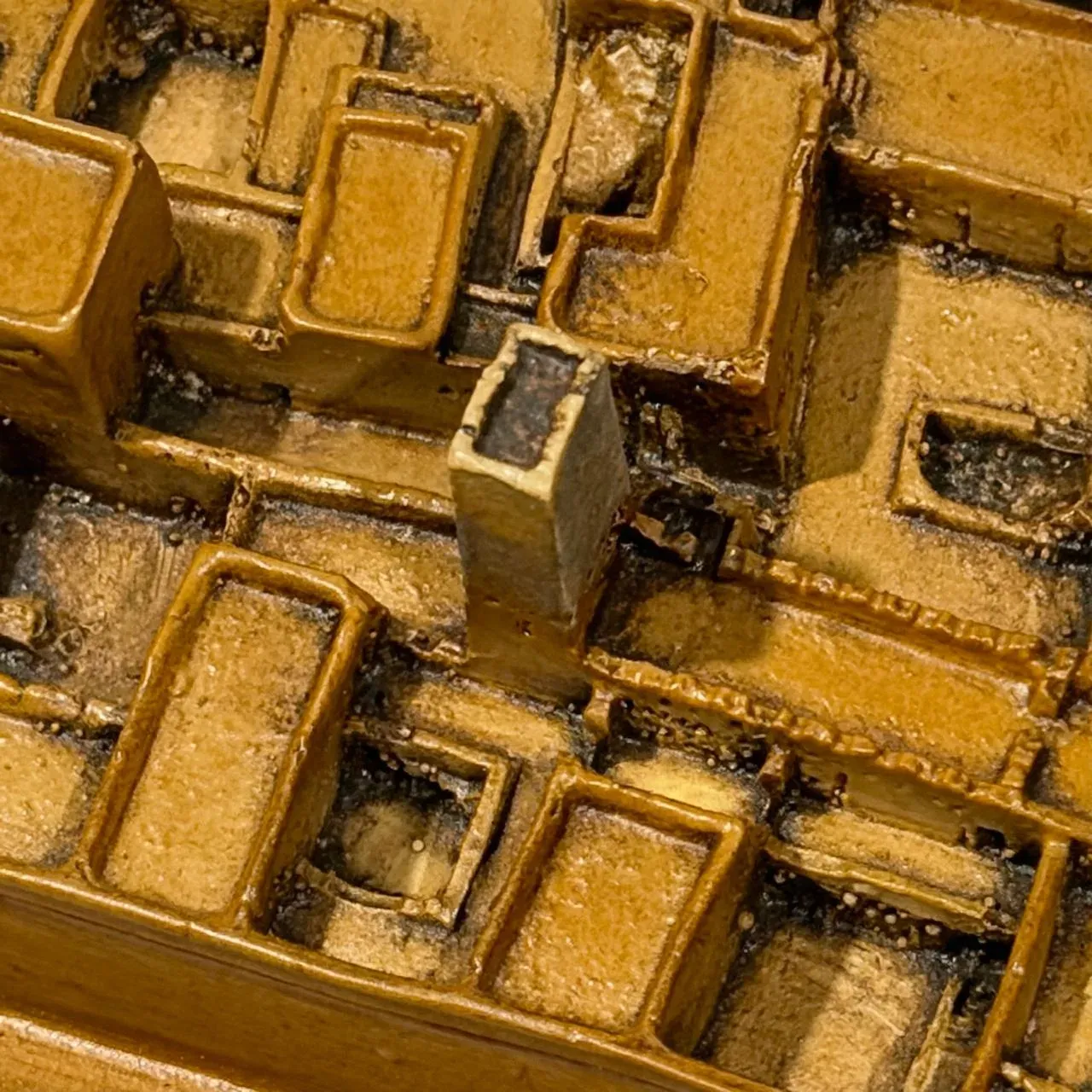 Model of the Al-Masmak Fortress — Copper