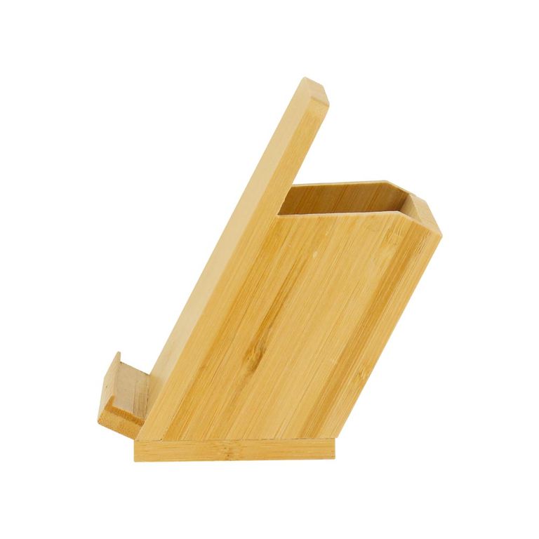 Bamboo Pen Holder with 15W Fast Wireless Charger
