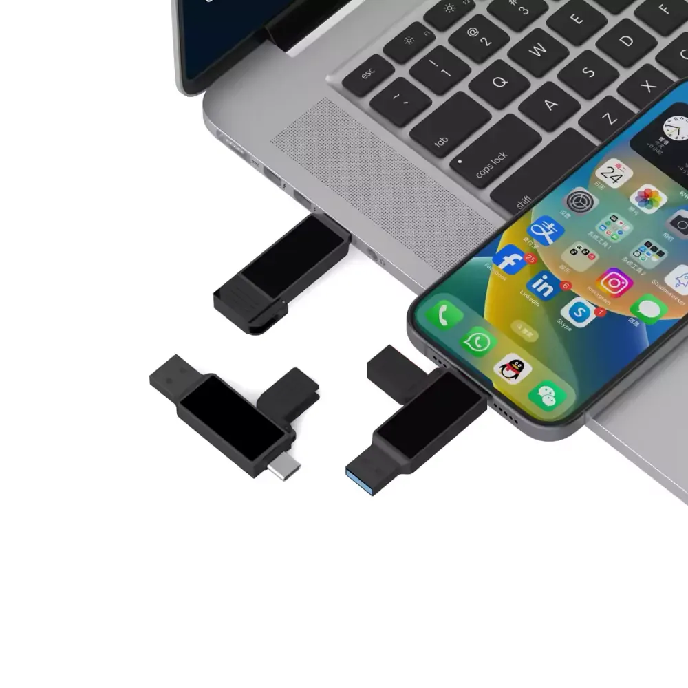 OTG USB with LED Logo 32GB V. 3.0 Type C