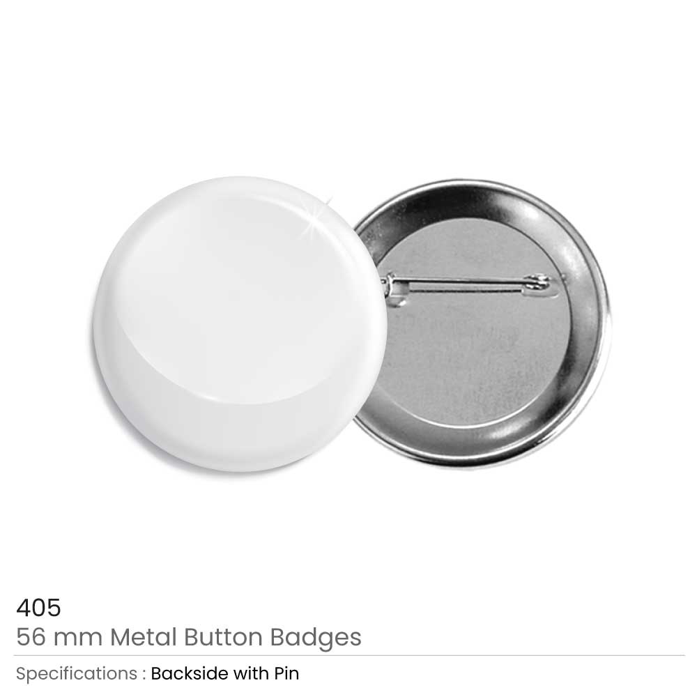 American Flag Button Badge
