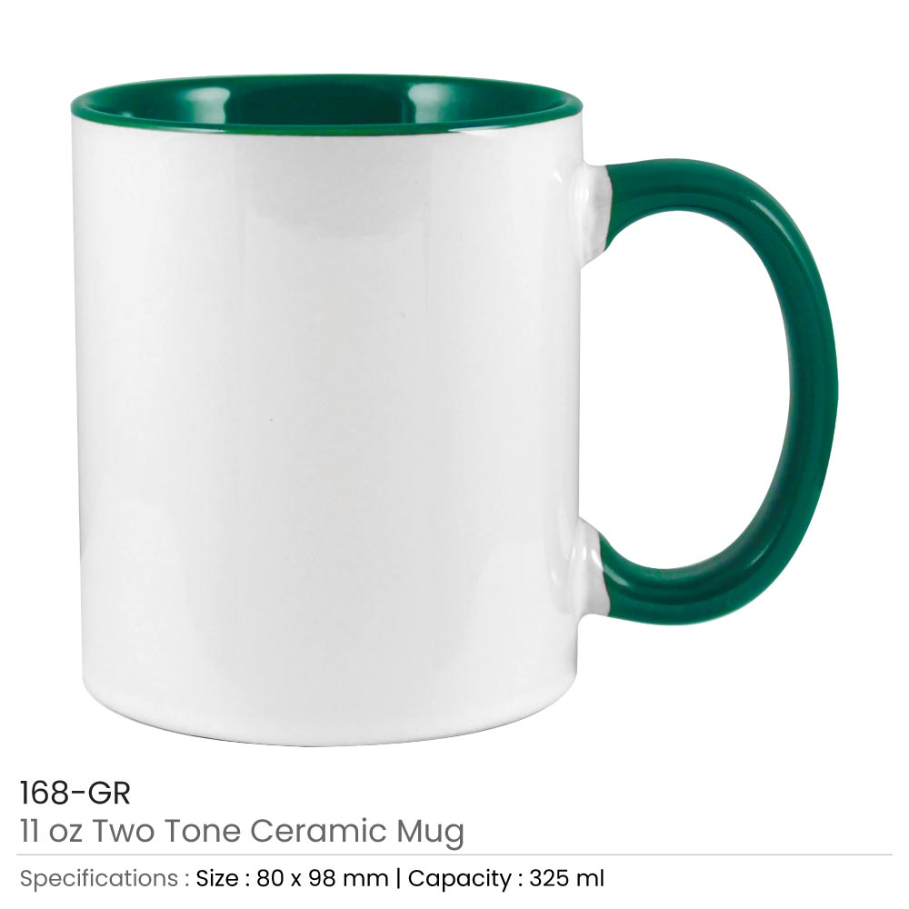 Two-Tone Ceramic Coffee Mug