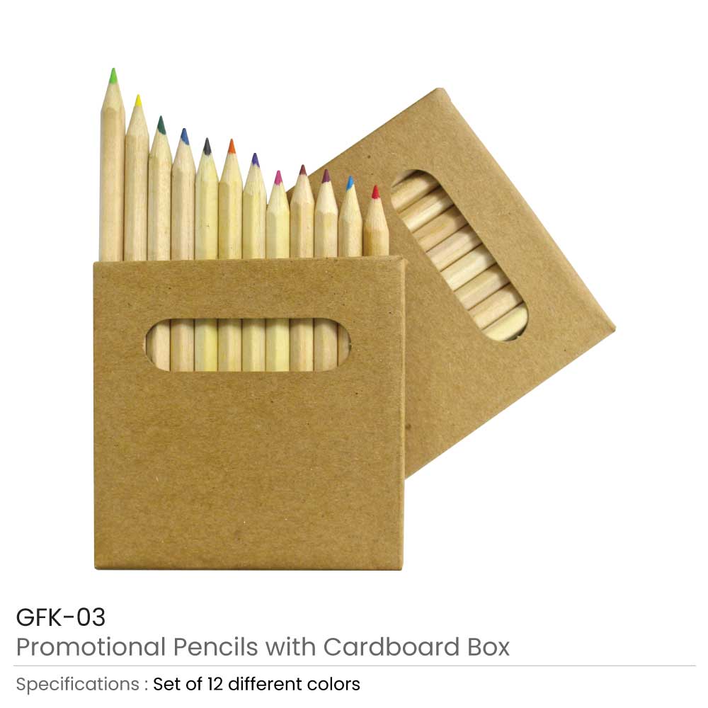 Colored Pencil Pack - 12 Assorted Colors