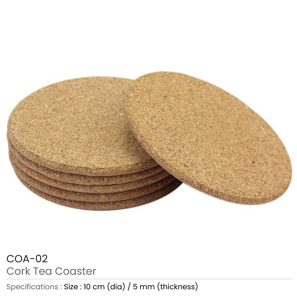 Cork Tea Coaster Set