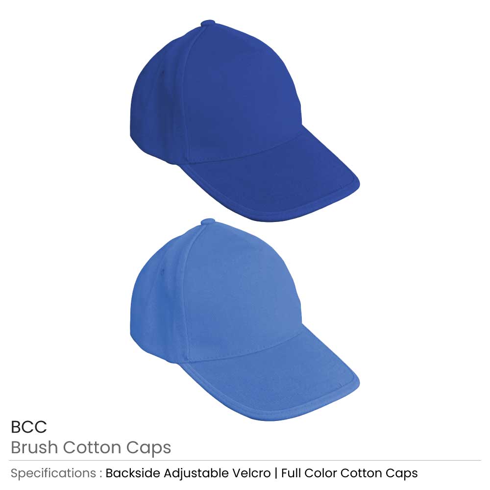 Custom Cotton Caps in Solid Colors – Logo Embroidery