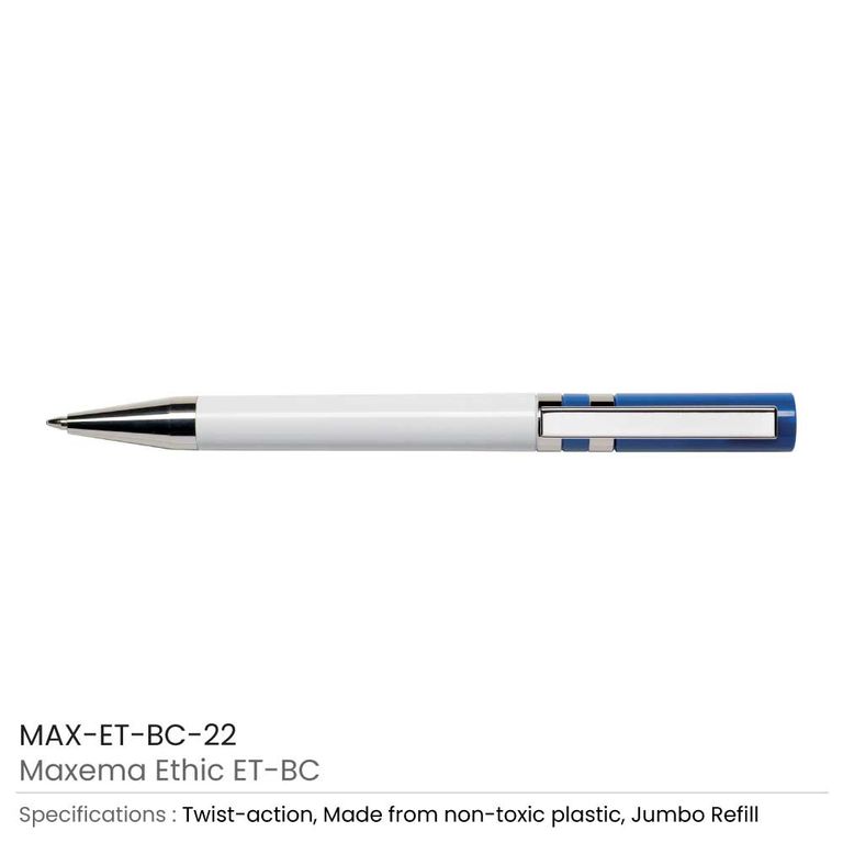 Maxema Ethic Pens (BC) – Recycled Custom Logo Pens