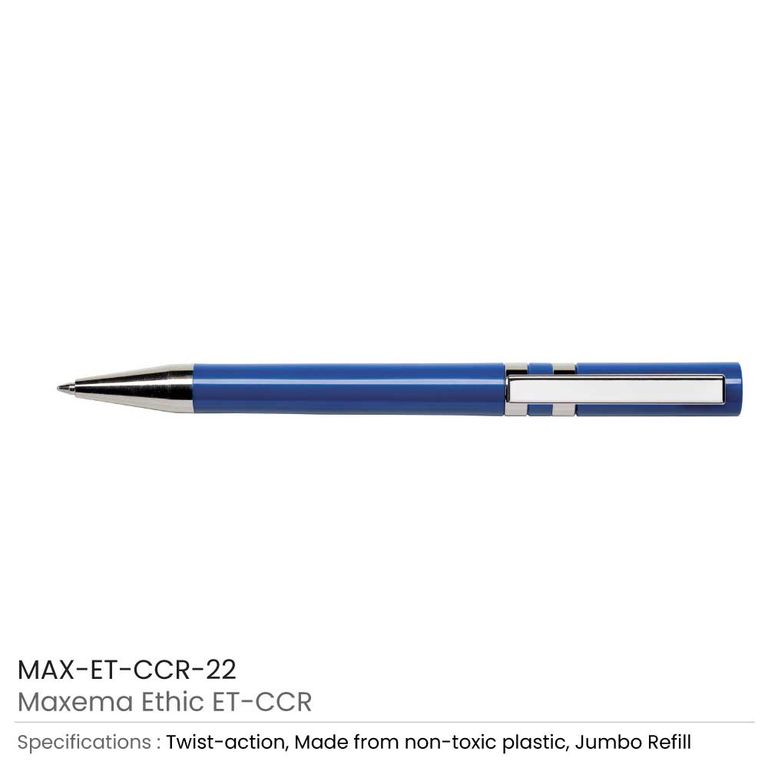 Maxema Ethic Recycled Pens (CCR) – Eco Custom Branded