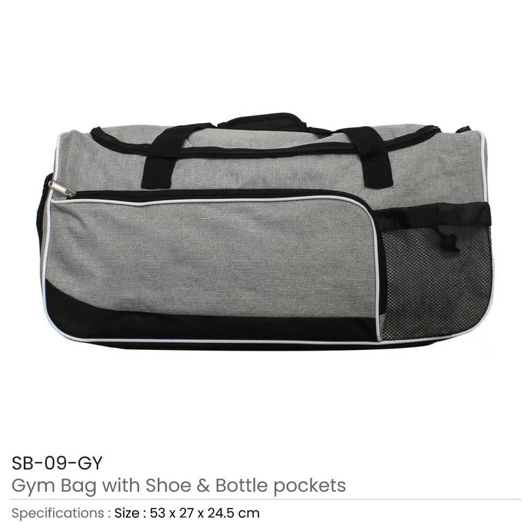 حقائب رياضية بجيوب للأحذية والزجاجات