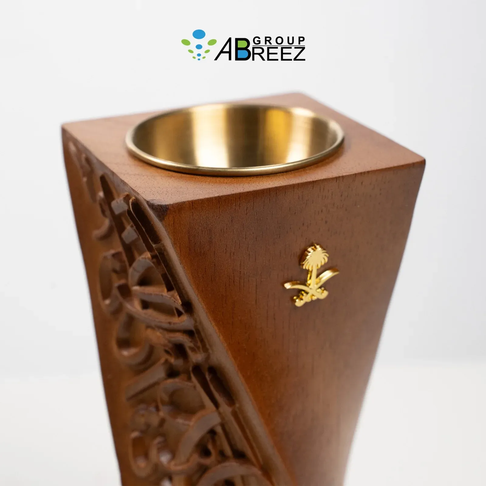 Wooden incense burner (mabkhara) — Black