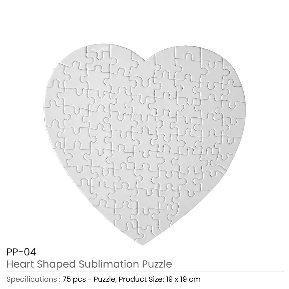 Heart-Shaped Cardboard Puzzle