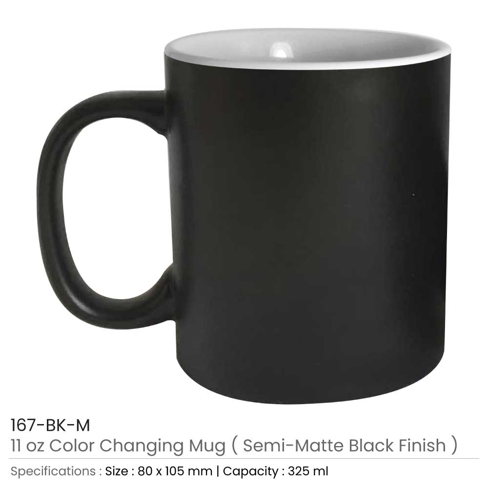 Color-Changing Magic Mug - Black