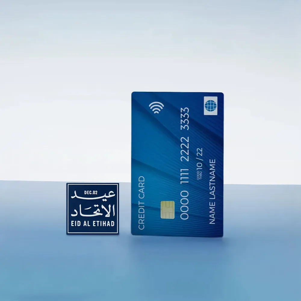 Eid Al Etihad Badges in Aluminum with Magnet Attachment