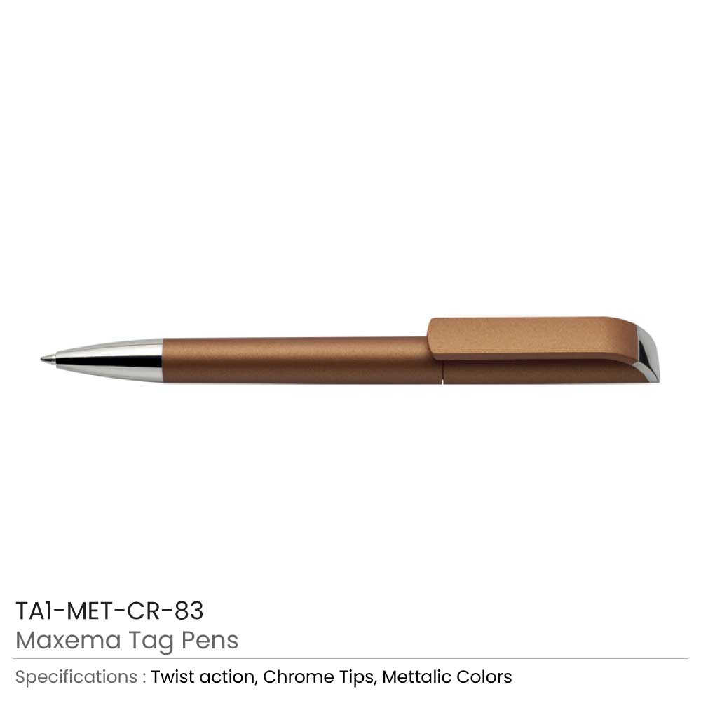 Maxema Tag Pens Metallic Colors