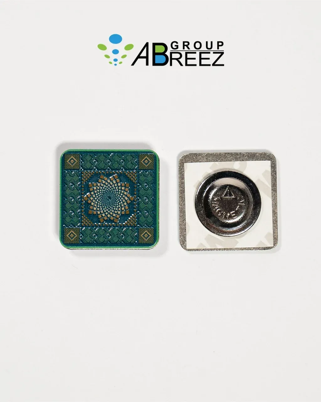 Badge Brooch for KSA National Day — Green