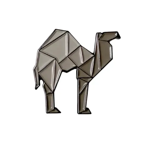 Camel (pin or magnet) — Black