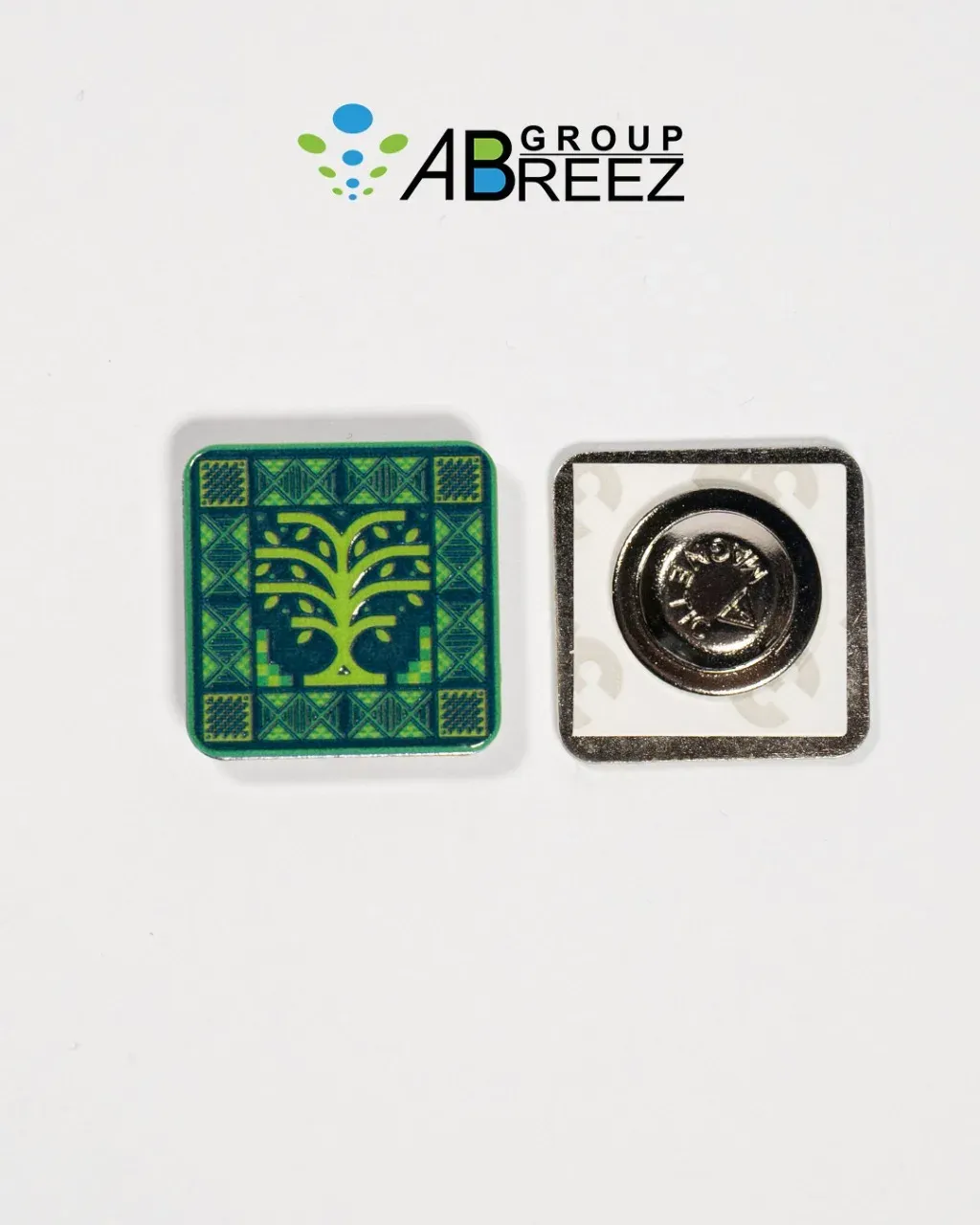 Badge Brooch for KSA National Day — Green