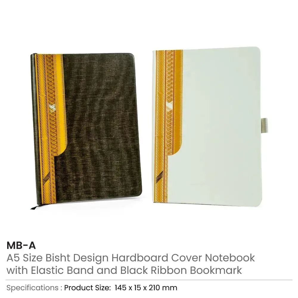 Bisht design notebook — Black