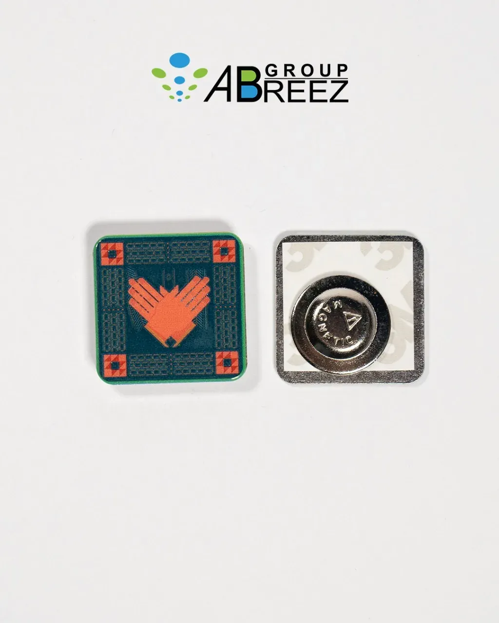Badge Brooch for KSA National Day — Green