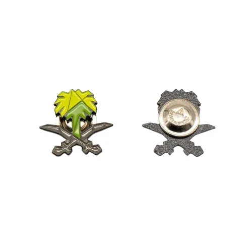Saudi Arabia Emblem Palm Coconut Tree SAIF & NAKHLA Metal — Yellow
