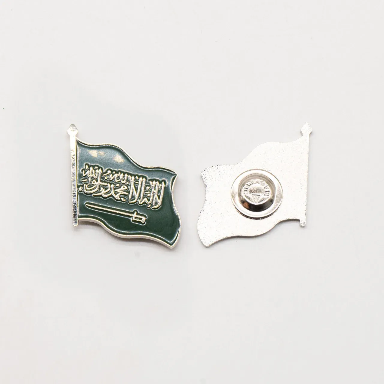 SA Flag Badges with Magnet — Green