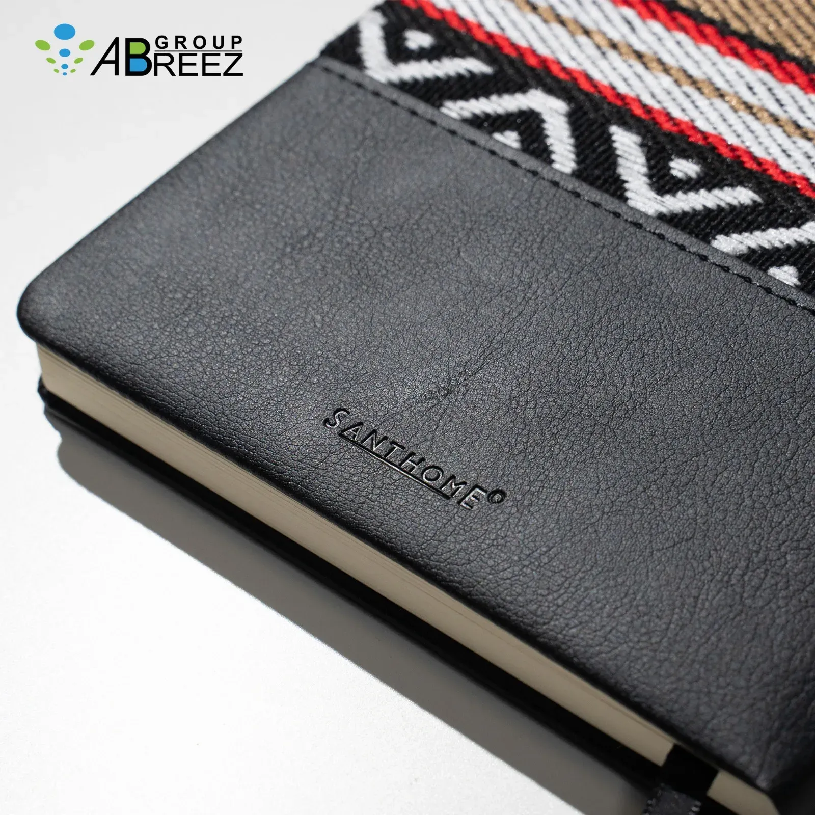 Santhome A5 Hard Cover Notebook — Black