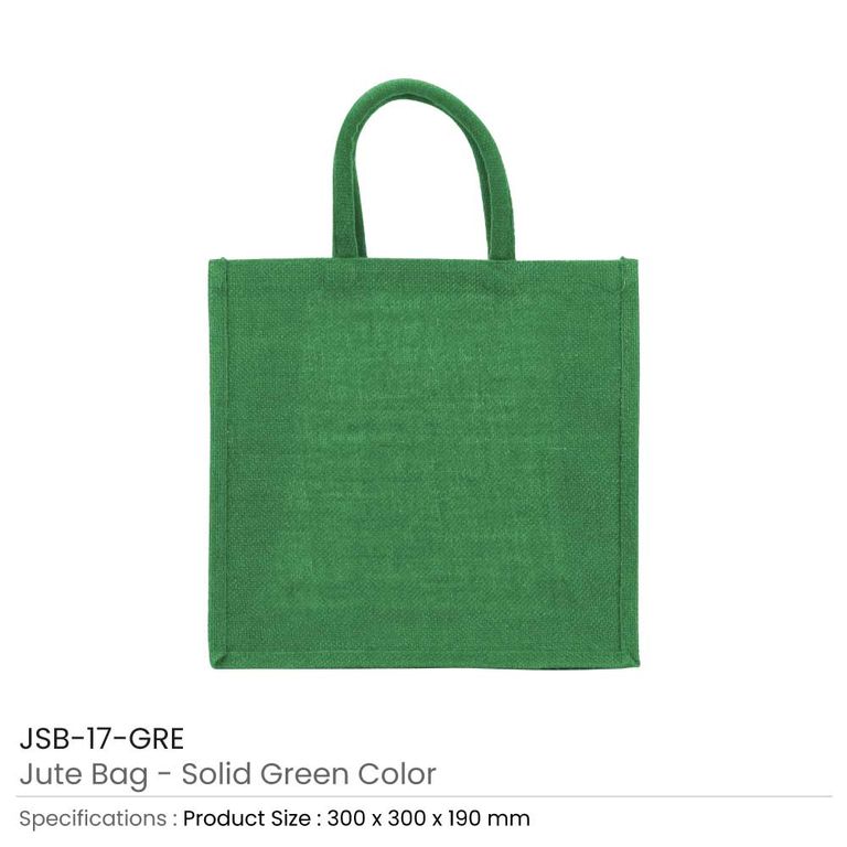 Reusable Square Jute Shopping Bags