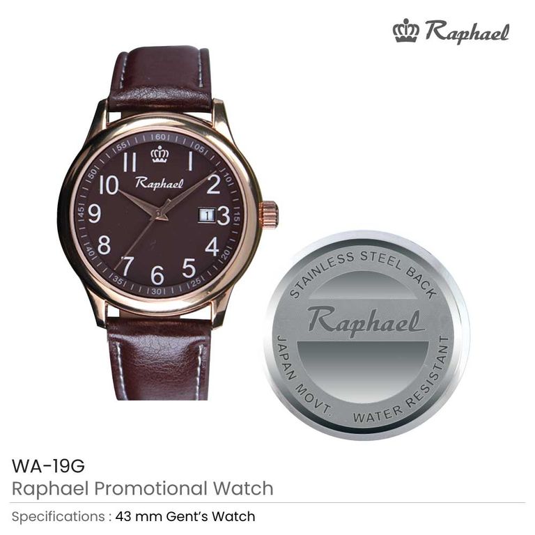 Gents Watch - Gold Case (WA-19G)