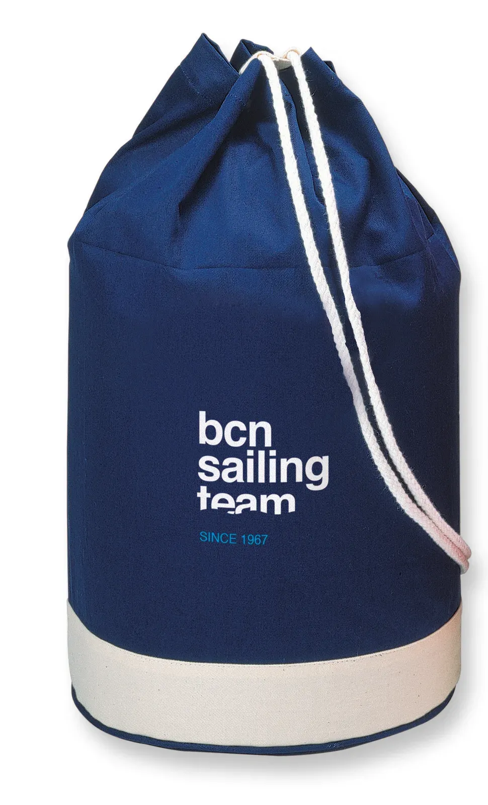 Cotton Duffle Bag Yatch with 200gr/M² Ø25X45 cm IT1639 Duffle Bag — Blue