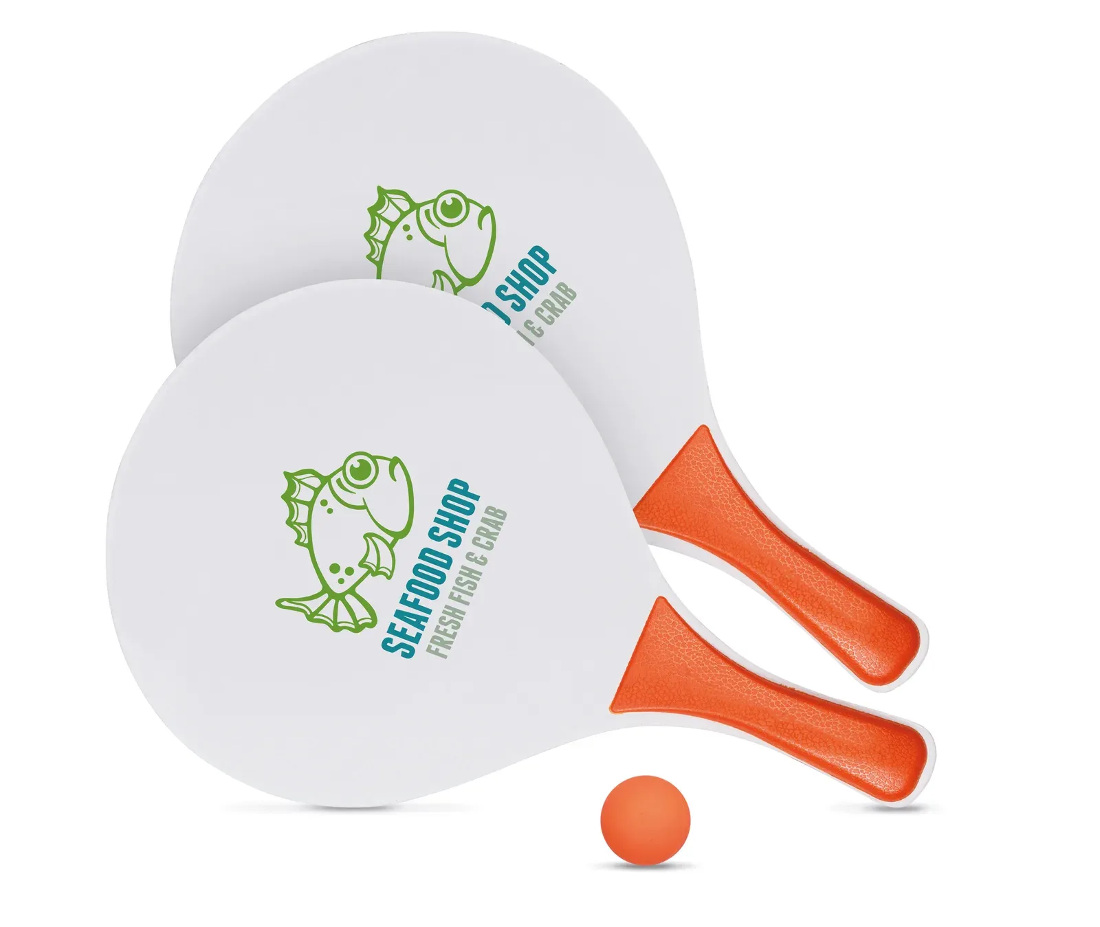 Match Beach Tennis Racket Set — Orange