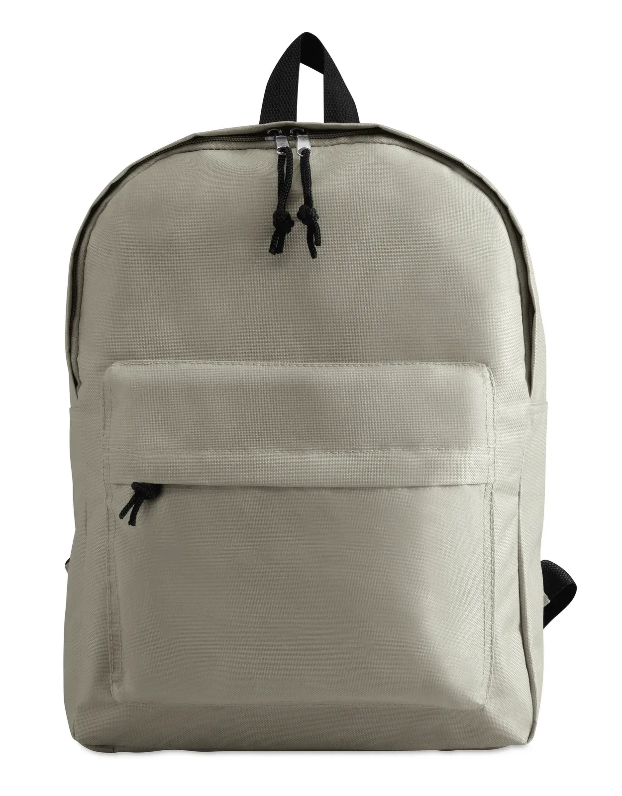 Polyester Backpack Bapal with Zippered Pocket 29X11,5X38 cm KC2364 — Grey
