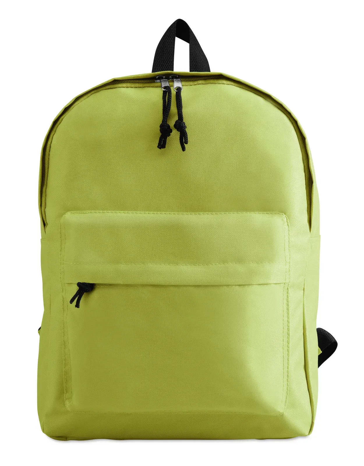 Polyester Backpack Bapal with Zippered Pocket 29X11,5X38 cm KC2364 — Lime