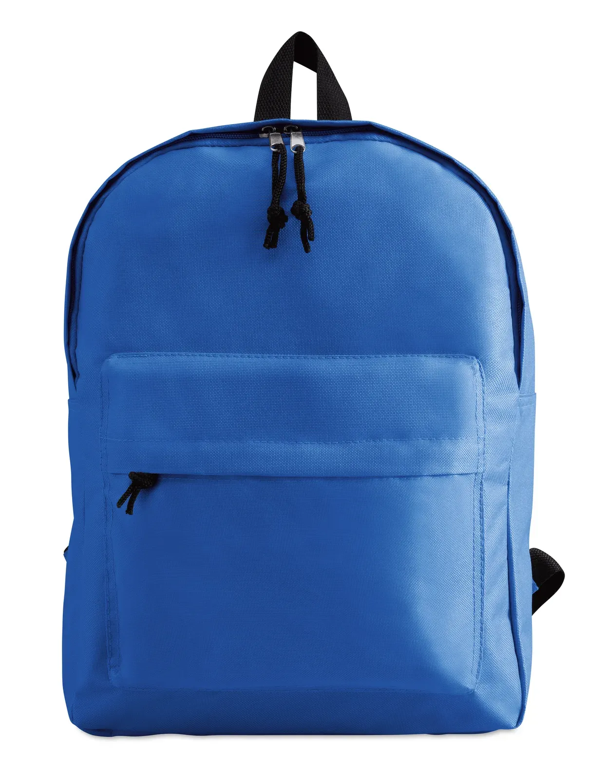 Polyester Backpack Bapal with Zippered Pocket 29X11,5X38 cm KC2364 — Royal Blue