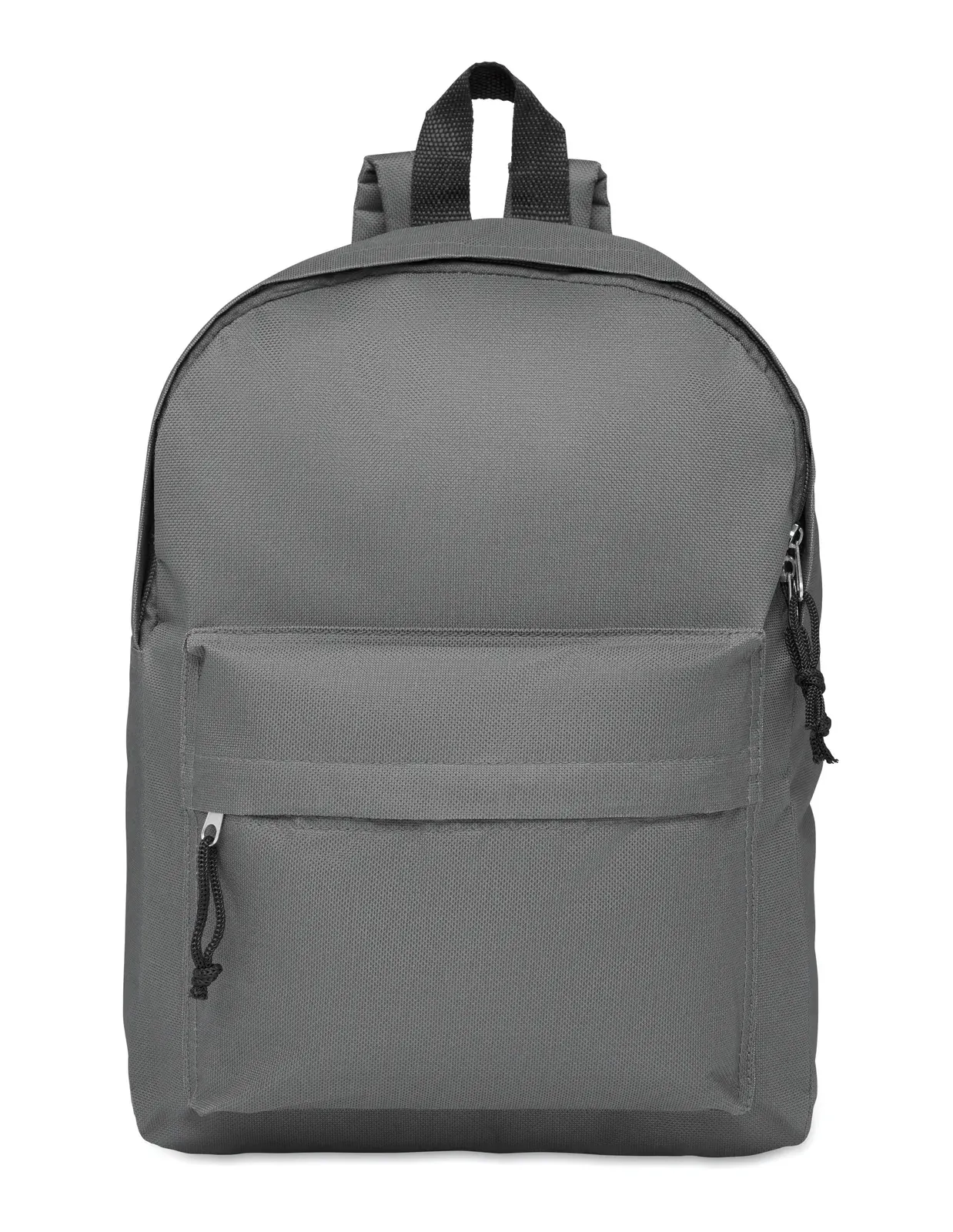 Polyester Backpack Bapal with Zippered Pocket 29X11,5X38 cm KC2364 — Stone Grey