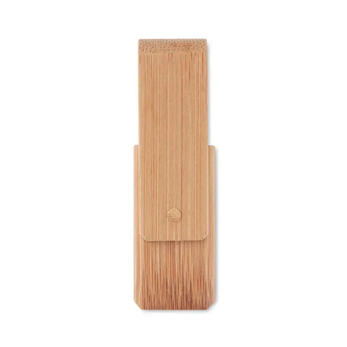 Techi 16GB USB Flash Drive – Bamboo Cover, Carbon Finish — Wood