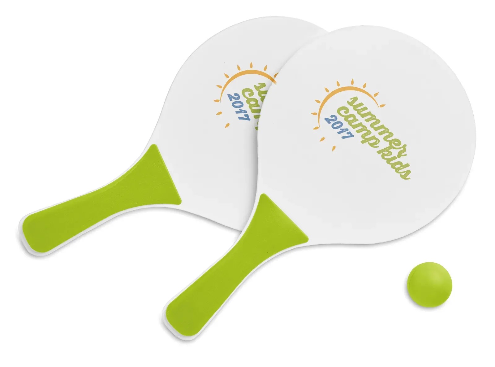 Mini Match Compact Beach Tennis Set — Lime