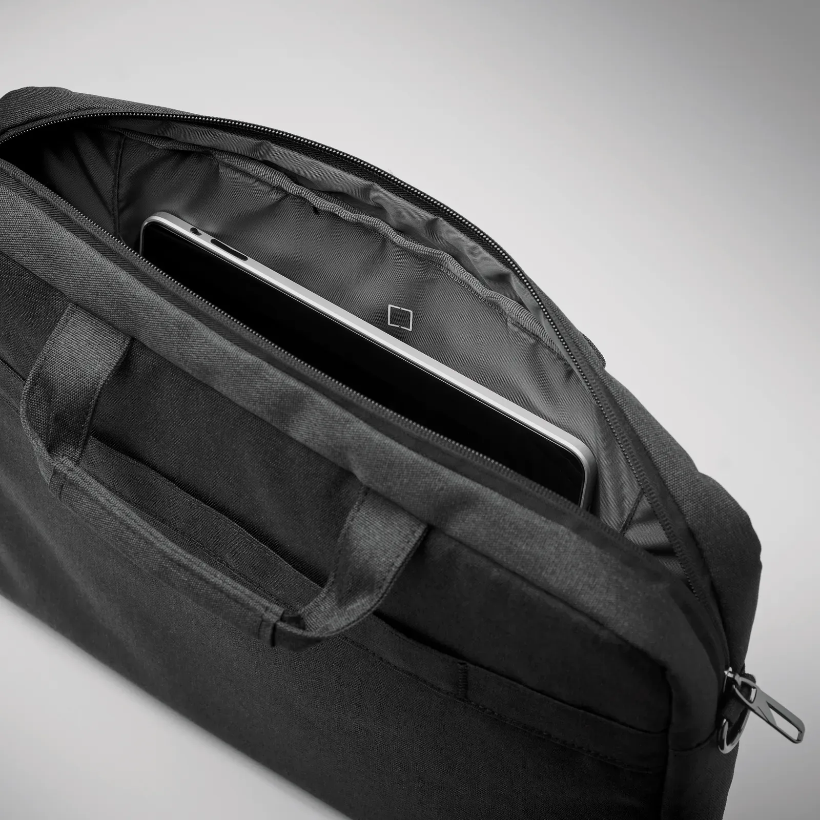RPET Bag Rocky with 40.5x8x29 Cm 40.5X8X29 cm MO2048 Bag Bulk Orders — Black