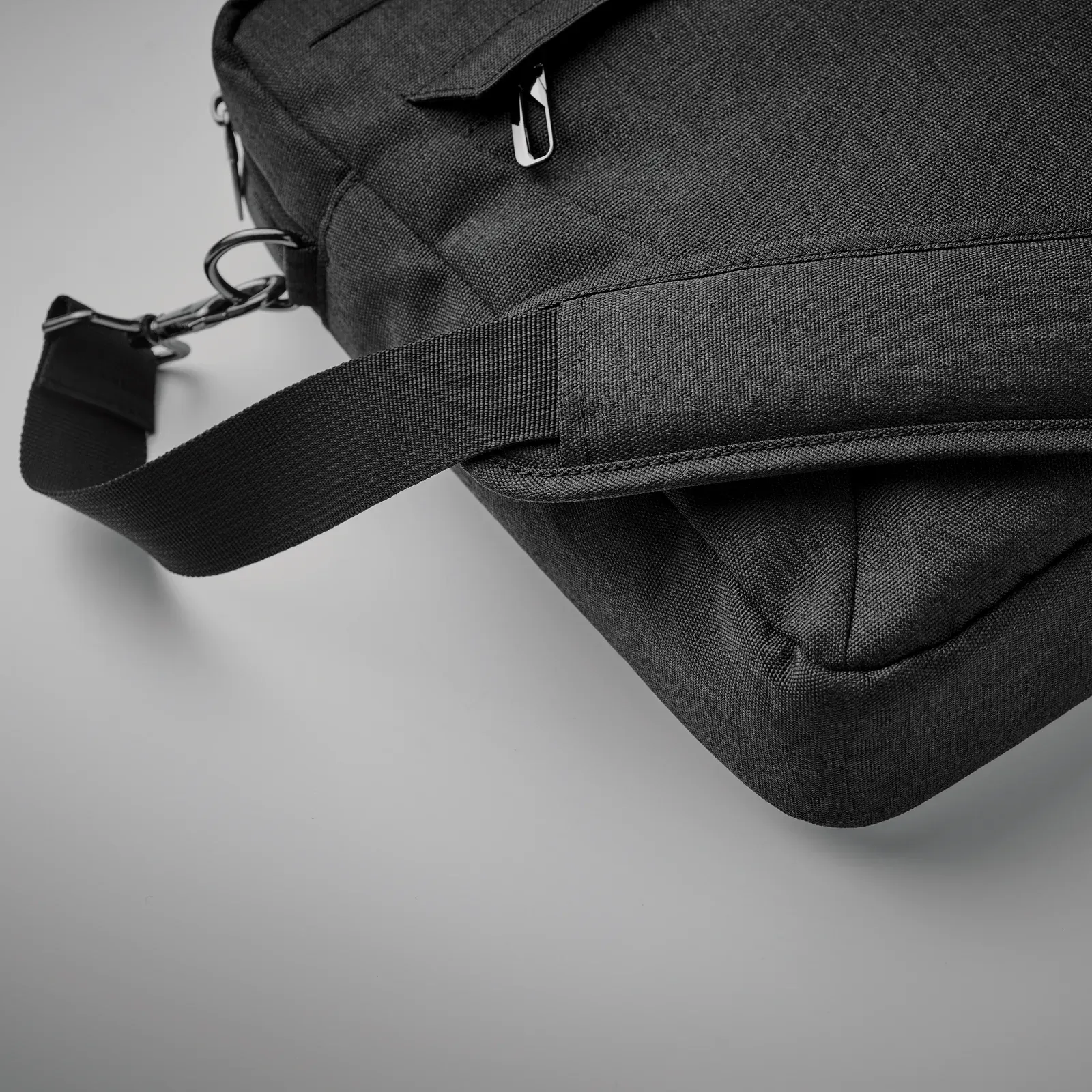 RPET Bag Rocky with 40.5x8x29 Cm 40.5X8X29 cm MO2048 Bag Bulk Orders — Black