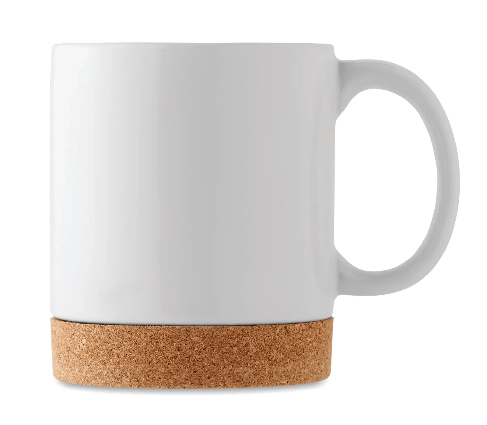 Karoo Sublim – Ceramic Mug with Special Coating for Sublimation Print and Cork Base Detail — White