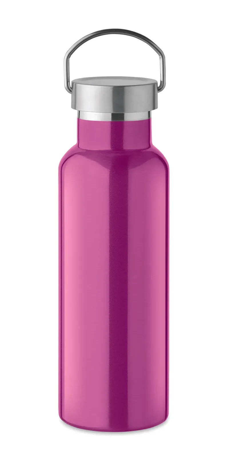 Florence – Double Wall Insulating Vacuum Bottle in Recycled Stainless Steel — Fuchsia