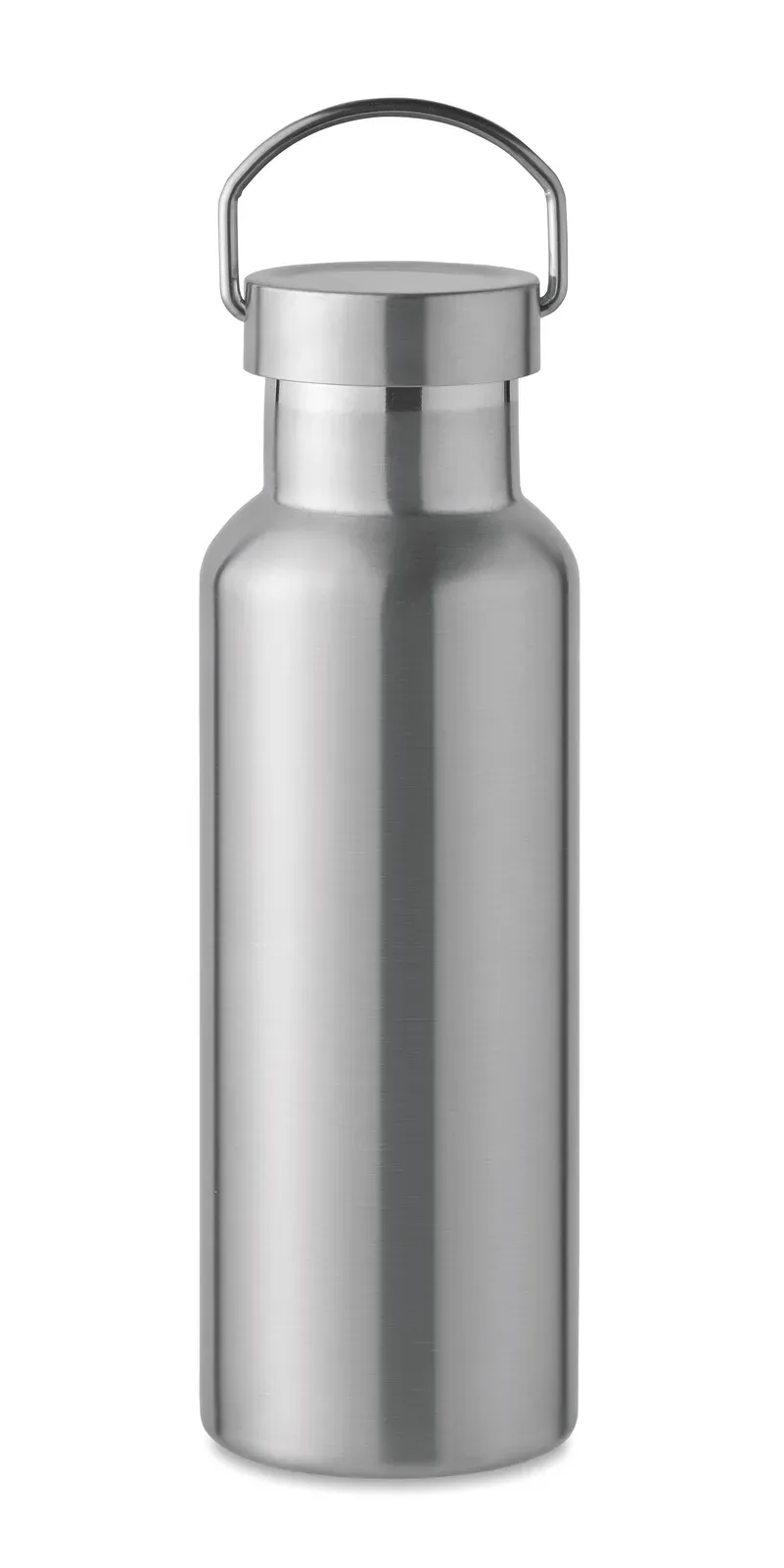Florence – Double Wall Insulating Vacuum Bottle in Recycled Stainless Steel — Matt Silver