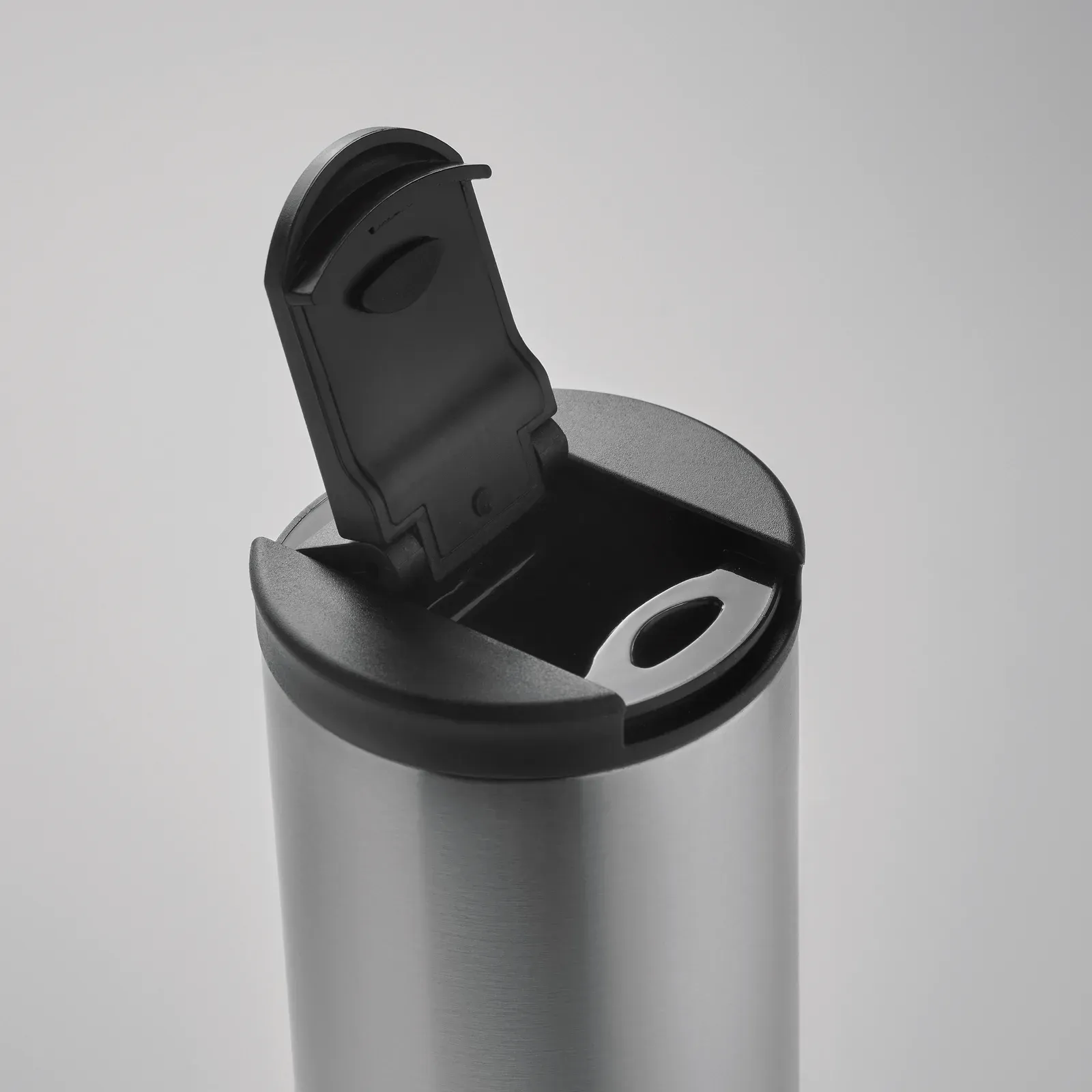 Redu – Double Wall Stainless Steel Insulating Vacuum Bottle with Lid — Matt Silver