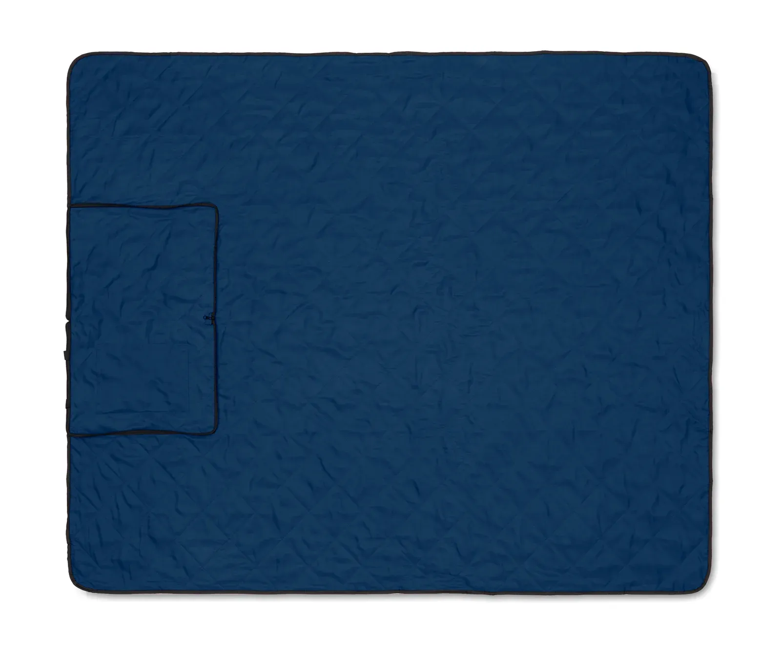Pacam Foldable Quilted Picnic Blanket & Tote Bag — Blue