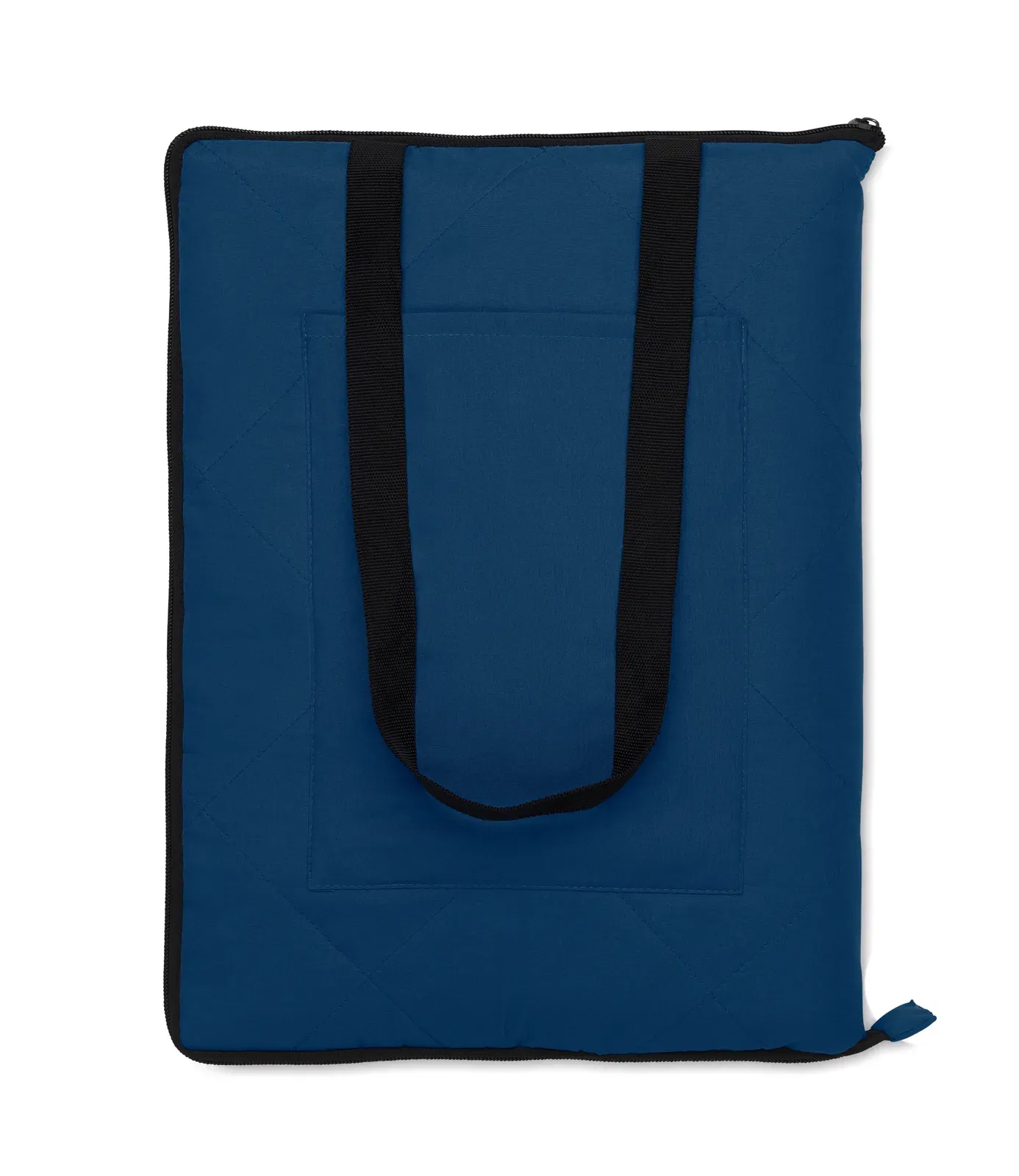 Pacam Foldable Quilted Picnic Blanket & Tote Bag — Blue