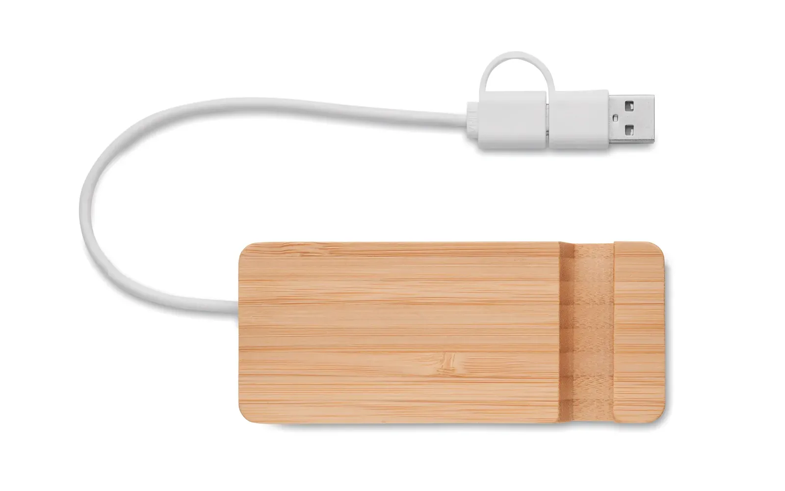 Hubstand 4-Port USB-C/A Hub – Bamboo Case — Wood