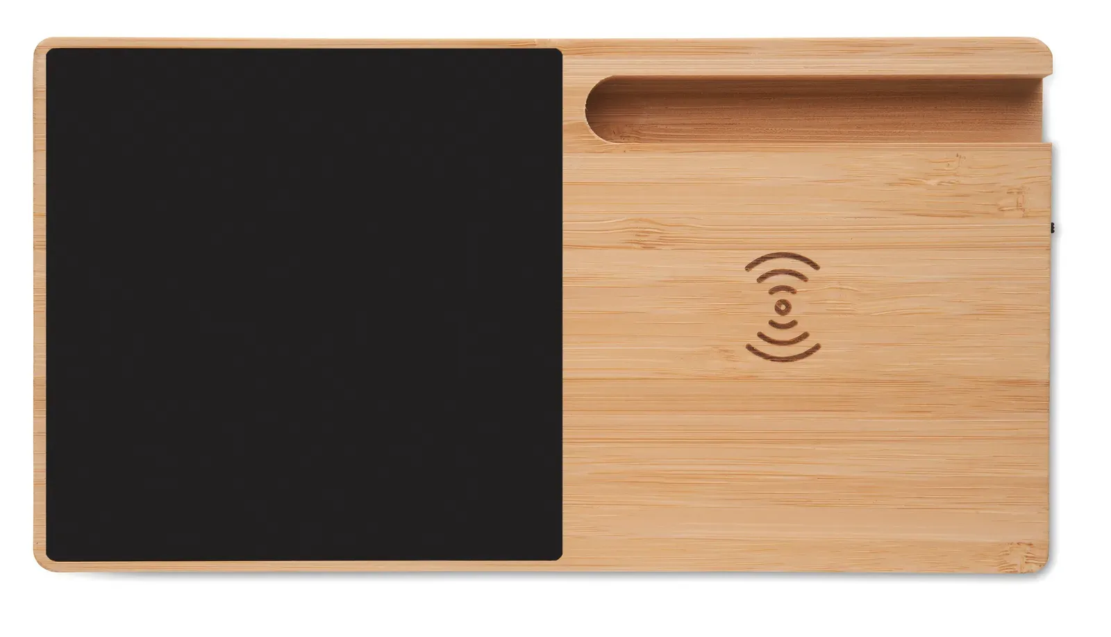 Sibit Bamboo Wireless Charger – Mug Warmer & Phone Stand — Wood