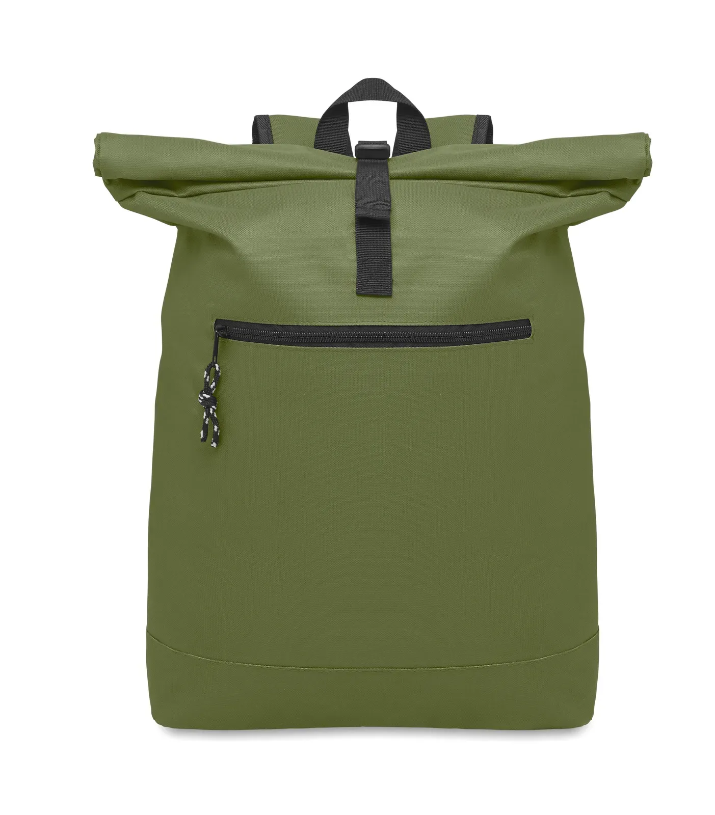 Polyester Laptop Backpack Irea with Zippered Pocket 32X13X61 cm — Army Green