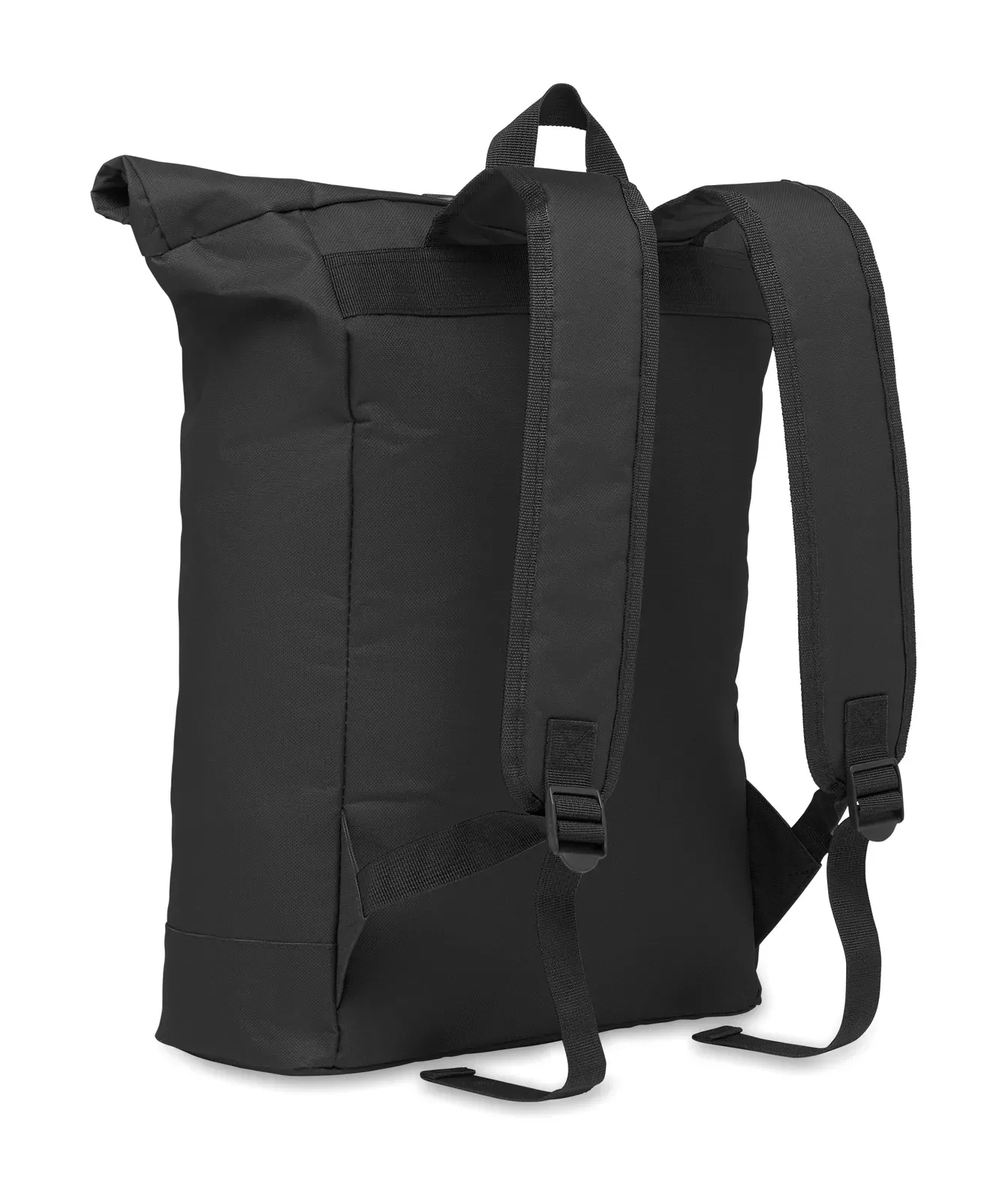 Polyester Laptop Backpack Irea with Zippered Pocket 32X13X61 cm — Black