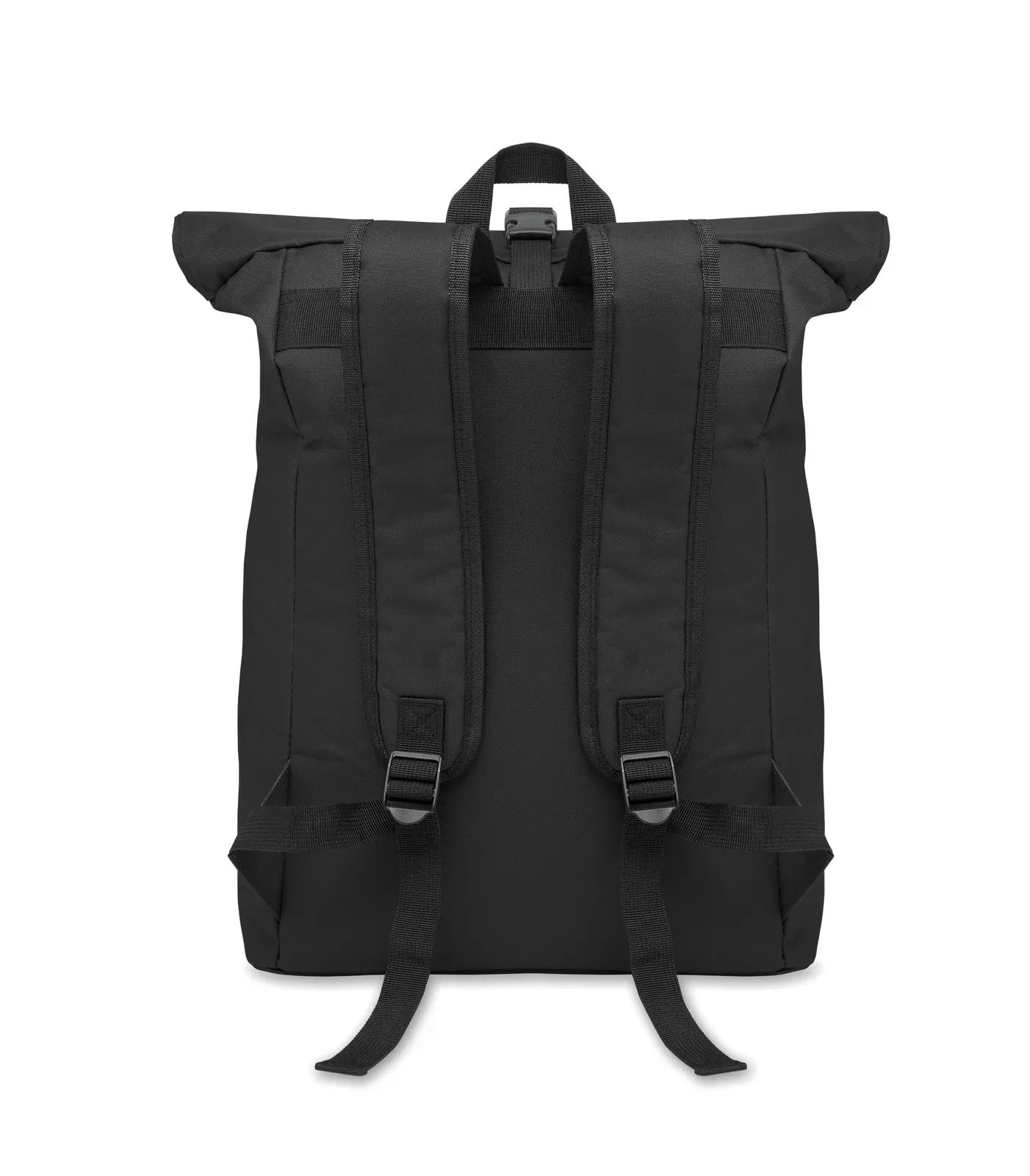Polyester Laptop Backpack Irea with Zippered Pocket 32X13X61 cm — Black