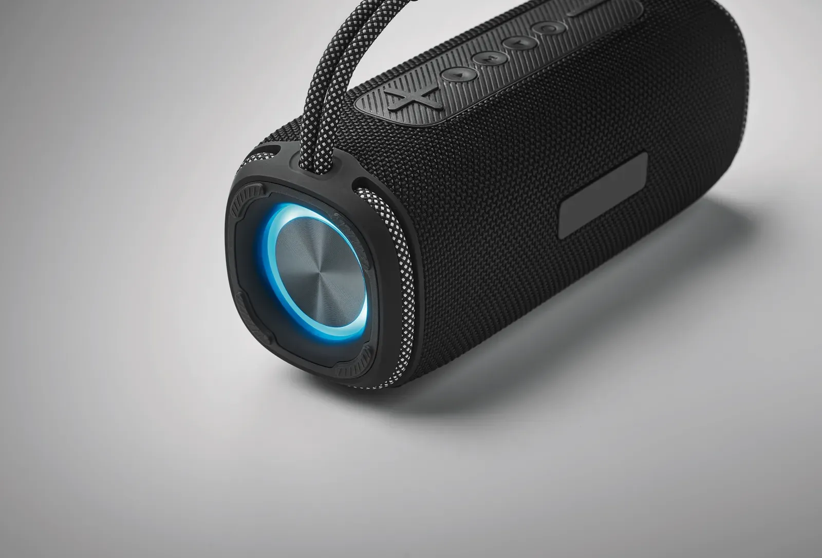 Notamusic 2x10W Wireless Speaker – Dual LED Light, 2400mAh Battery — Black