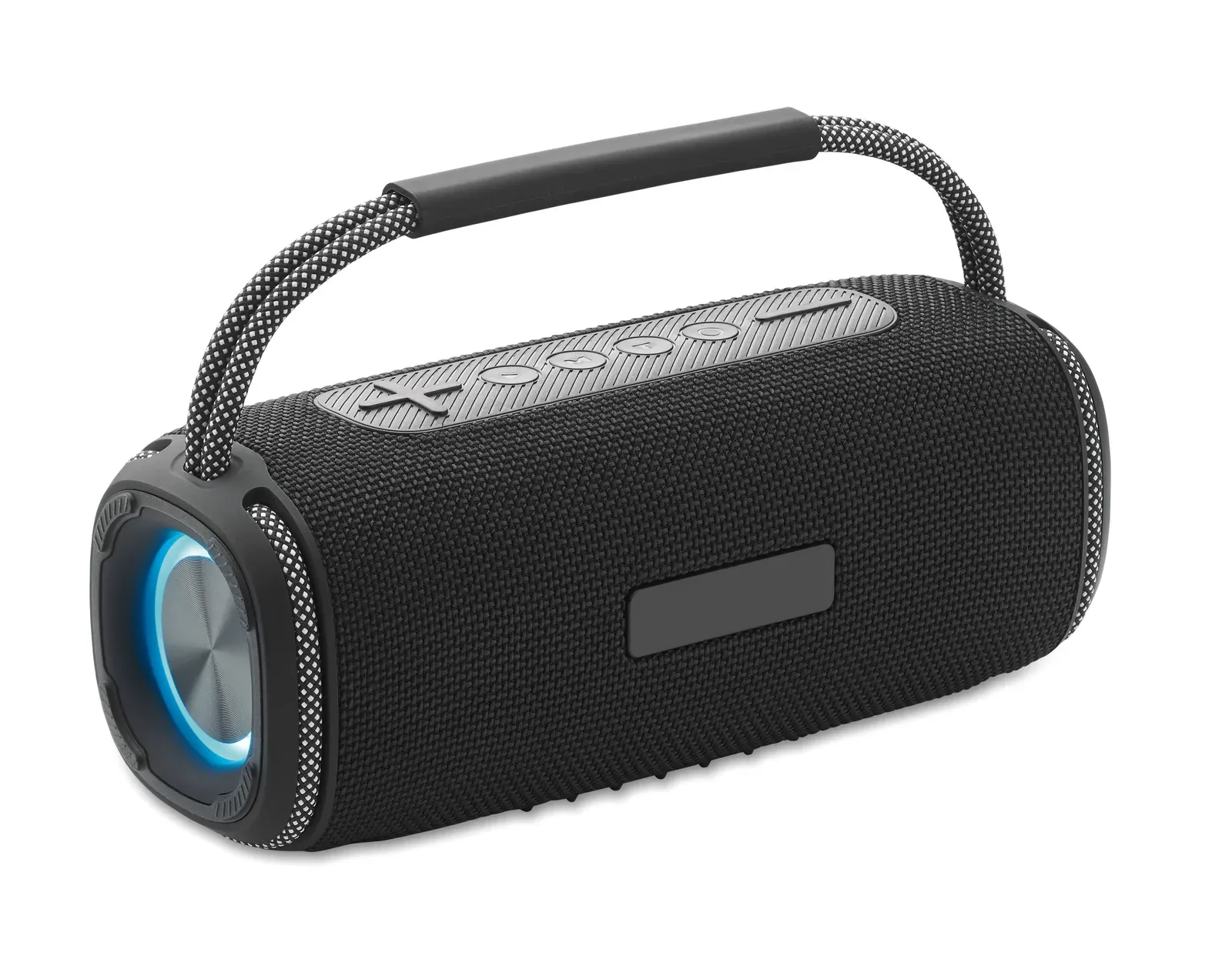 Notamusic 2x10W Wireless Speaker – Dual LED Light, 2400mAh Battery — Black
