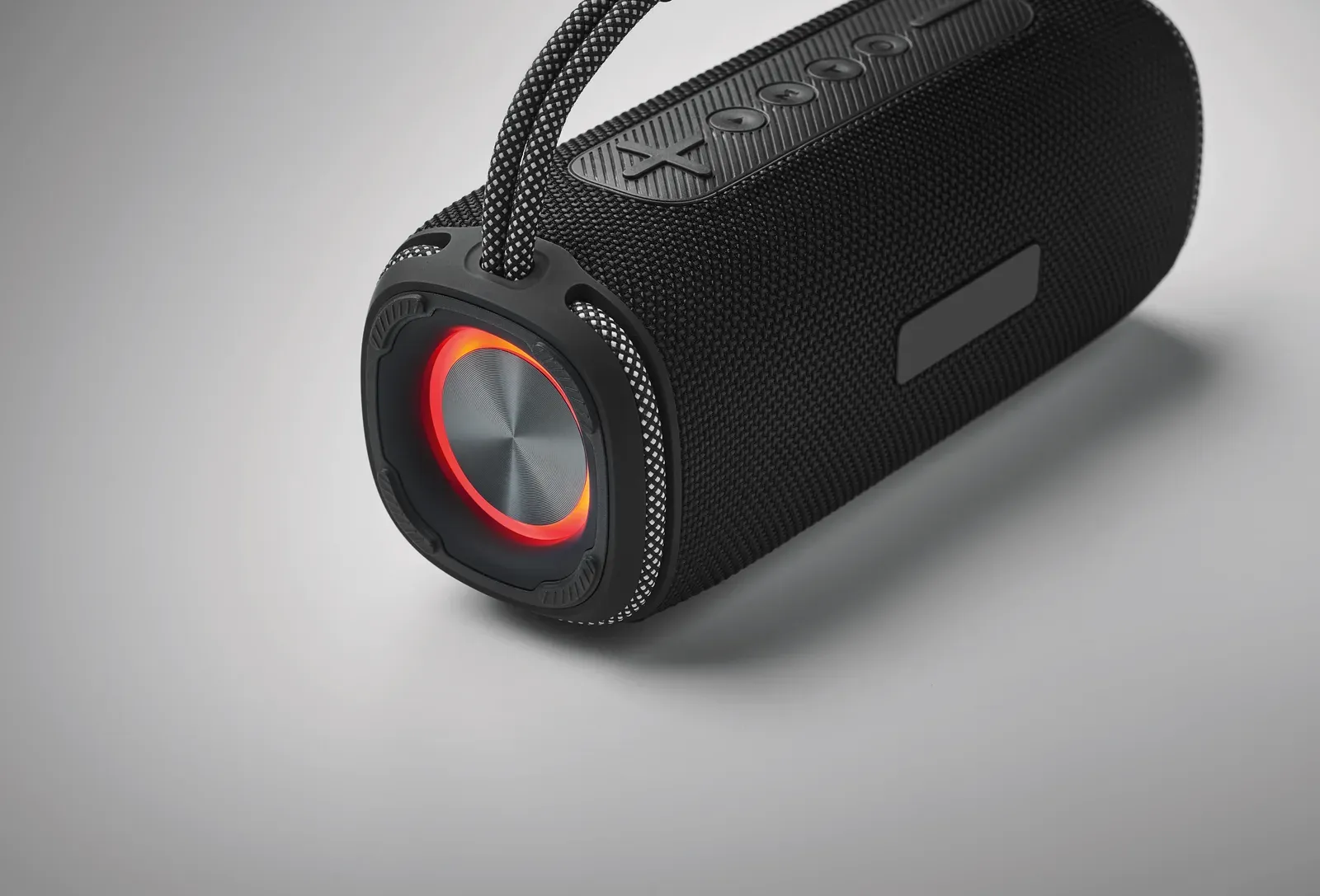 Notamusic 2x10W Wireless Speaker – Dual LED Light, 2400mAh Battery — Black